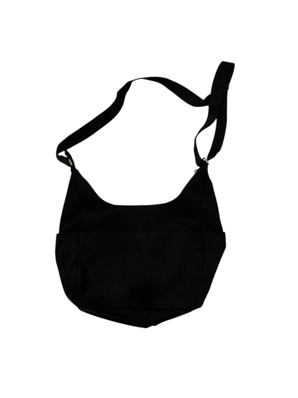 Baggallini Black Nylon Crossbody Shoulder Bag Hobo Travel Purse Adjustable Strap